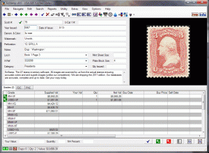 2025 Stamp Inventory Software – USB Edition For Windows – SCOTT Licensed Catalog Numbers – Liberty Street Software