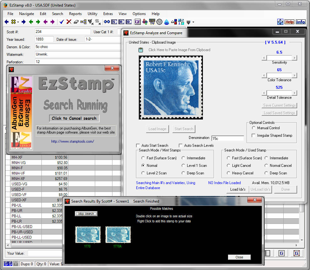 SRS Stamp Recognition EzStamp