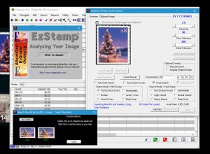 SRS displaying likely stamp matches for identification in EzStamp