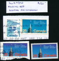 Canada Sc#740 Variety
