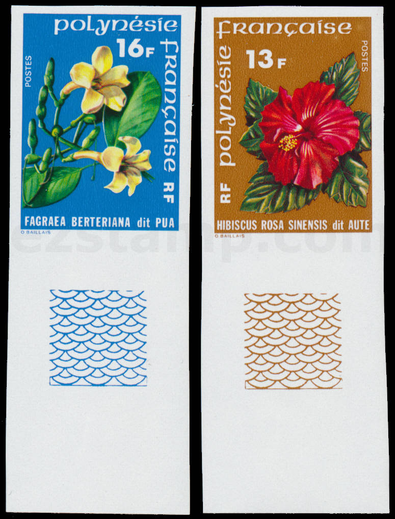 Fr. Polynesia 301-302 IMPERF.